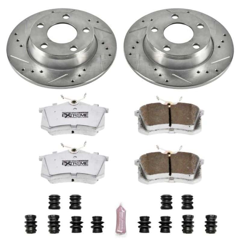 PowerStop — Power Stop 01-05 Audi Allroad Quattro Rear Z26 Street Warrior Brake Kit - view 1