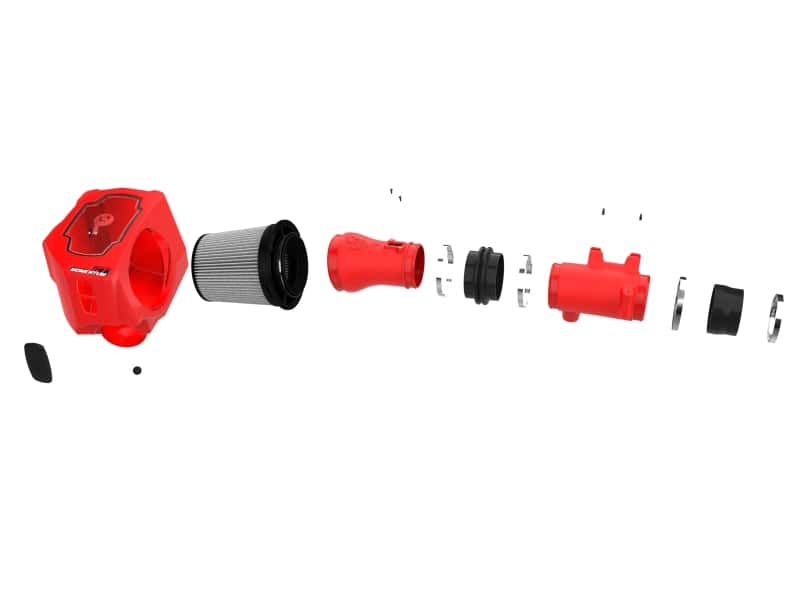 aFe — aFe 2025 RAM 1500 L6-3.0L (tt) Momentum GT Red Edition Cold Air Intake w/ Pro Dry S Filter (MOQ 12)
Momentum GT Intake - view 2
