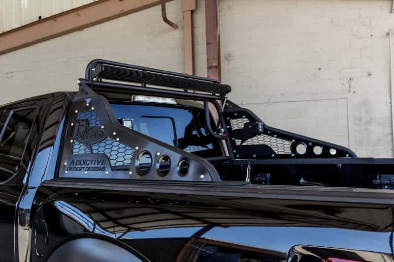 Addictive Desert Designs — Addictive Desert Designs 17-18 Ford F-150 Raptor Race Series Chase Rack w/ 2017 Grill Pattern
TrkCabProt/HeadRk
Chase Rack - view 2