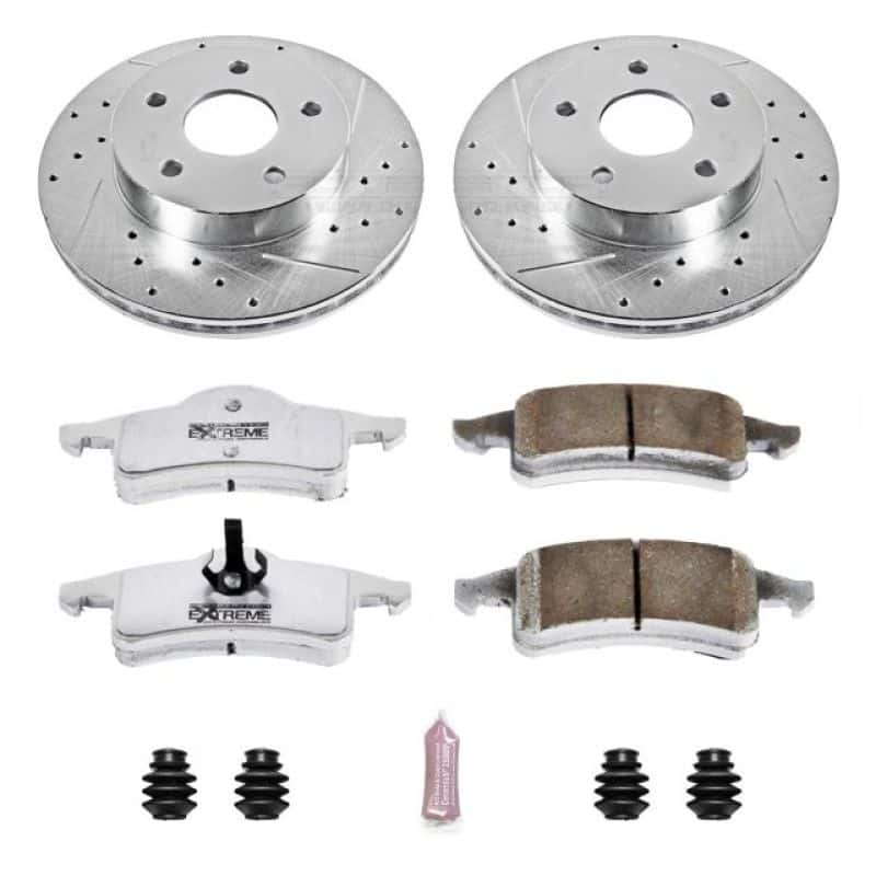PowerStop — Power Stop 99-04 Jeep Grand Cherokee Rear Z26 Street Warrior Brake Kit - view 1