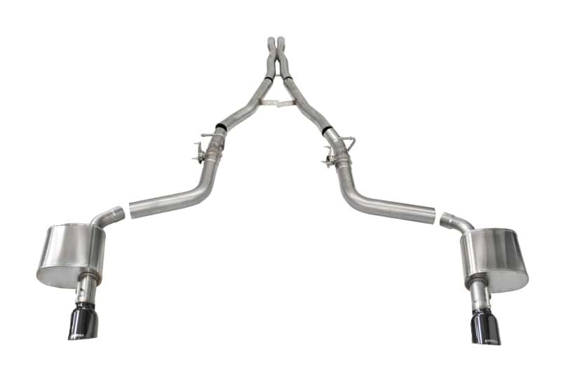CORSA Performance — Corsa 2015-2023 Charger SRT/Hellcat/Redeye 2.75in Valved Catback DRE w/ Single 4.5in Blk PVD Tips
Exhaust - view 1