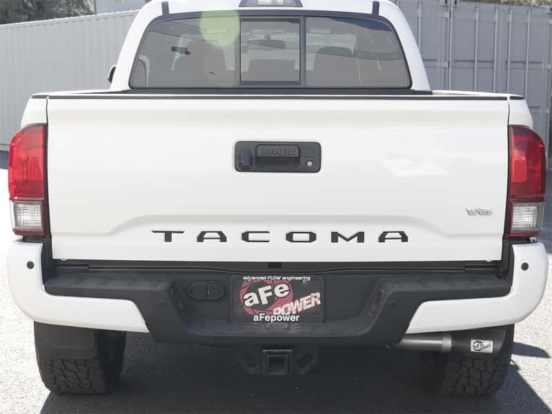 aFe — aFe MACH Force-Xp 2-1/2in 304 SS Cat-Back Exhaust w/Black Tips 2016+ Toyota Tacoma L4-2.7L / V6-3.5L
Cat-Back Exhaust - view 5