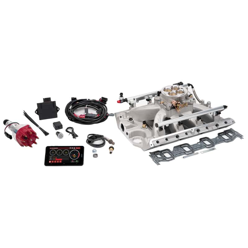 Edelbrock — Edelbrock Pro Flo 4 EFI System Seq Port BB Ford 390-428ci 625 Max HP 35lb/hr Satin Finish
FUEL INJECTION - view 3