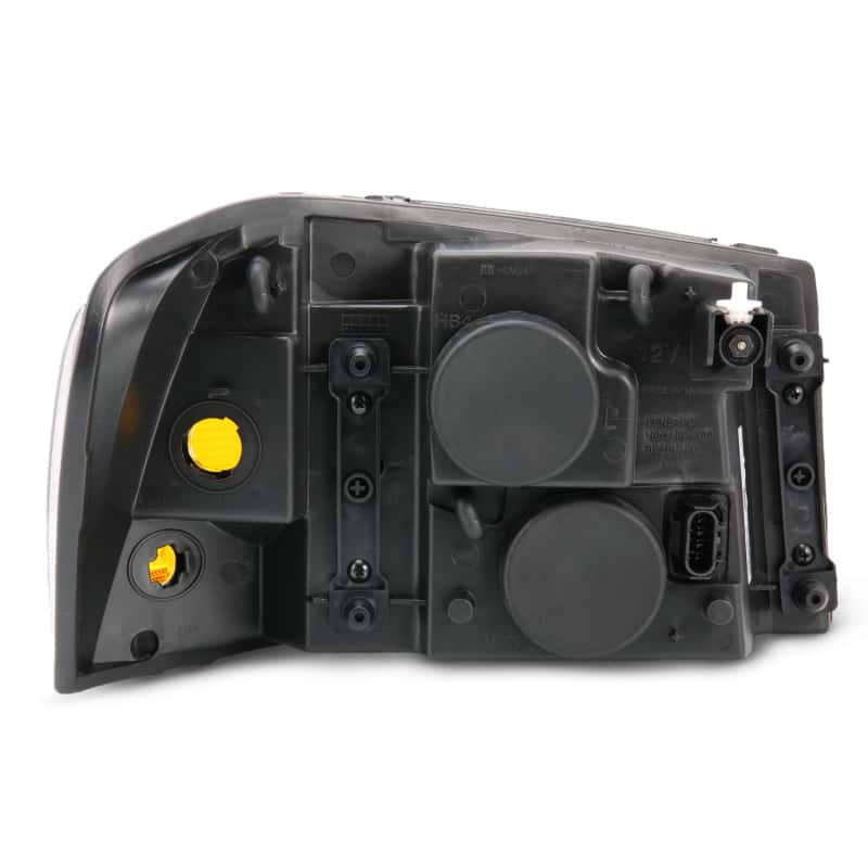 ANZO — ANZO 2002-2009 GMC Envoy Crystal Headlight  Black Amber
Head Light Set - view 3