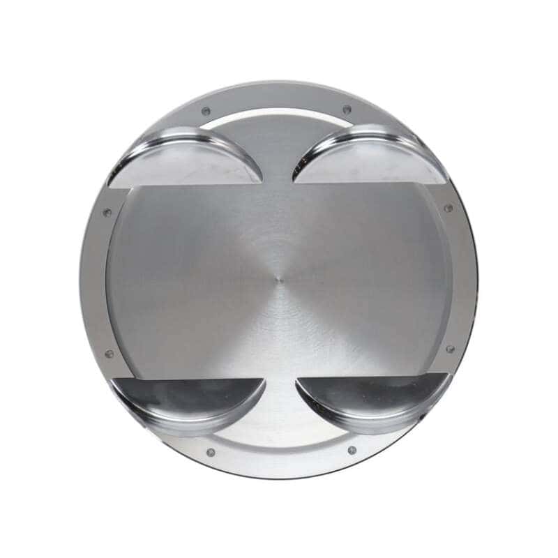 Manley Performance — Manley Mitsubishi 4B11 86.5mm Bore 10.0:1 CR -3.5cc Dish Turbo Tuff Piston Set w/ Rings
Piston Set - view 10
