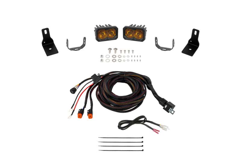 Diode Dynamics — Diode Dynamics 2022+ Ford Maverick, C2 Sport Stage Series Ditch Light Kit Yellow Combo - view 3