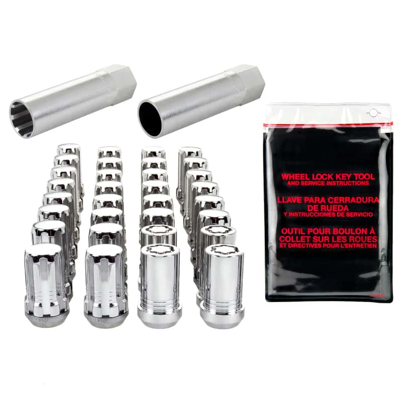 McGard — McGard SplineDrive Tuner 8 Lug Install Kit w/Locks & Tool (Cone) M14X1.5 / 22mm Hex - Chrome - view 5