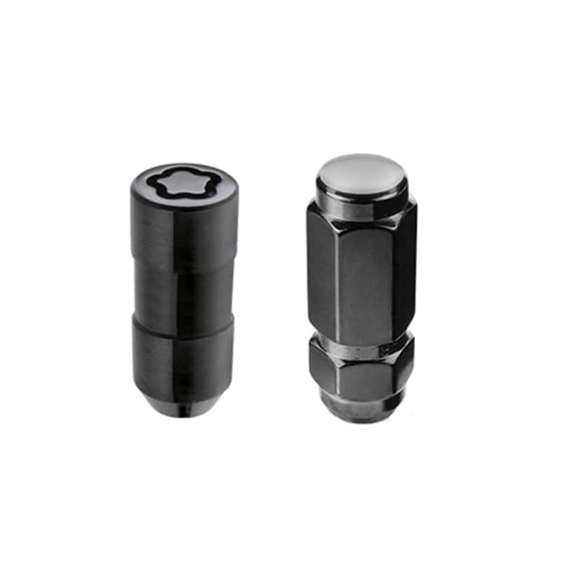 McGard — McGard 8 Lug Hex Install Kit w/Locks (Cone Seat Nut / Duplex) 9/16-18 / 7/8 Hex / 2.5in. L - Black - view 2