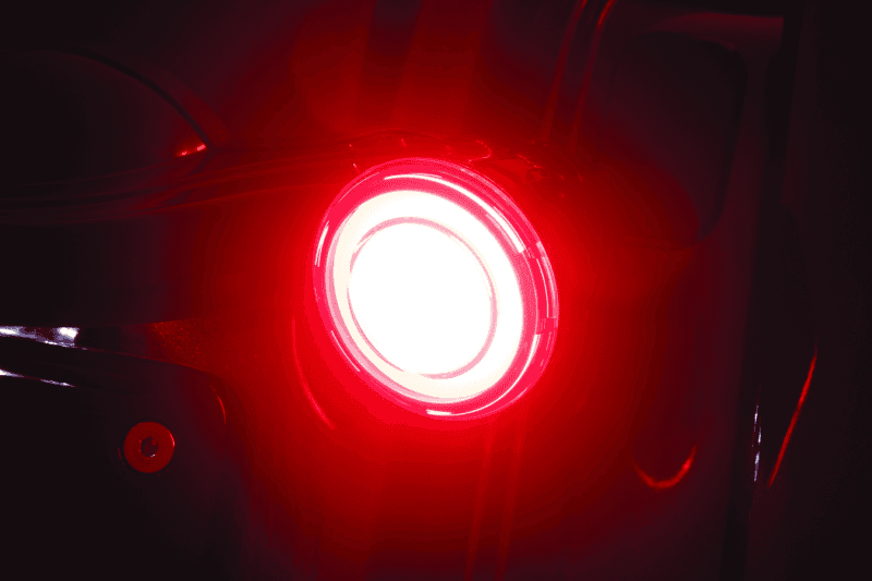 Kuryakyn — Kuryakyn Tracer L.E.D. Rear Turn Signal Insert Red Light Red Lens 1157 - view 3