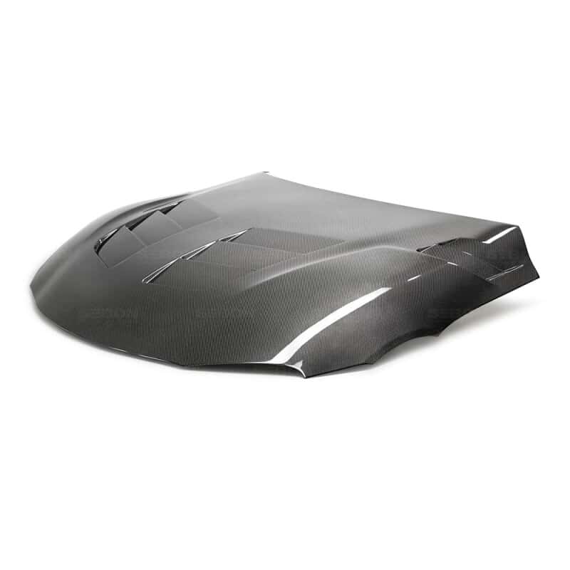Seibon — Seibon 2020 Toyota GR Supra TSII-Style Double-Sided Carbon Fiber Hood - view 3