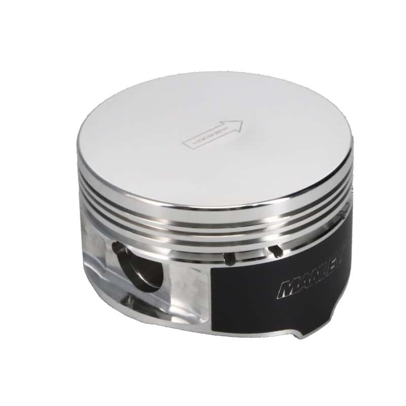 Manley Performance — Manley Ford 4.6L/5.4L (3Valve) Flat Top Forged Aluminum 3.572in Bore 0cc Dome Piston Set
Piston Set - view 3