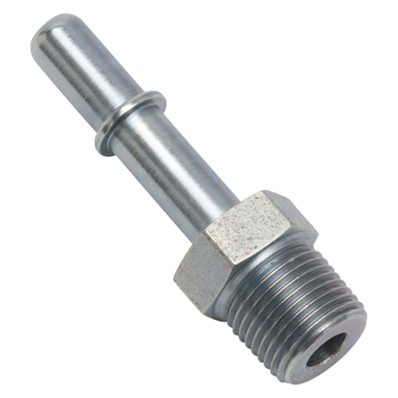 Russell — Russell Performance EFI Adapter Fitting 3/8 NPT MALE TO 3/8in SAE Quick Disc Male Zinc
Adapter Fitting - view 6