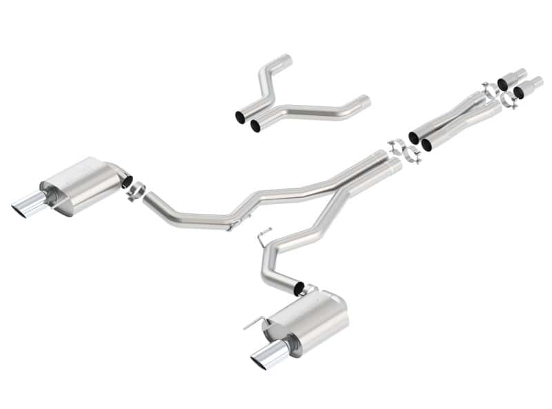 Borla — Borla S-Type Cat-Back 15-17 Ford Mustang GT 5.0L V8 MT/AT 3in pipe 4in tip
Cat-Back System
ExhstSysKt - view 1