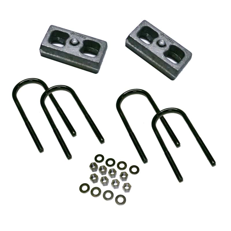 Superlift — Superlift 99-10 Ford F-250 SuperDuty 1.5in Block Kit w/ 3 5/8 AxleTube w/o Top Mounted Overload Leaf
Leaf Spring Block - view 1