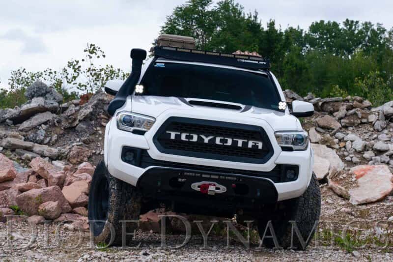 Diode Dynamics — Diode Dynamics 16-21 Toyota Tacoma Sport SS3 LED Ditch Light Kit - White Combo - view 9