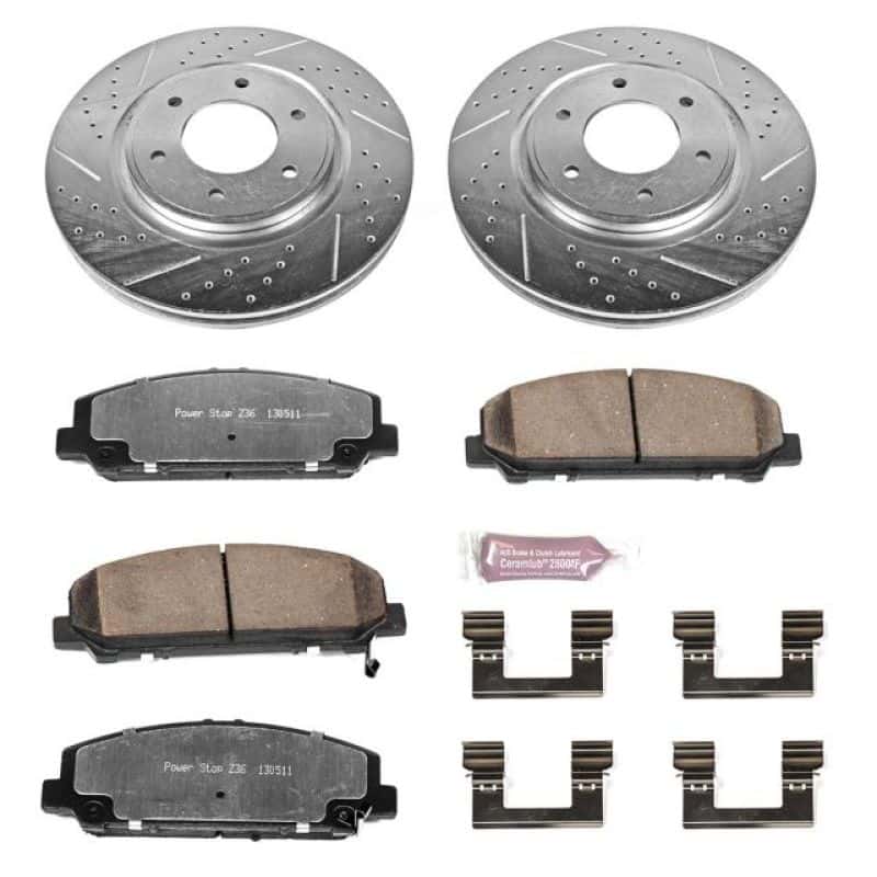 PowerStop — Power Stop 08-10 Infiniti QX56 Front Z36 Truck & Tow Brake Kit - view 1