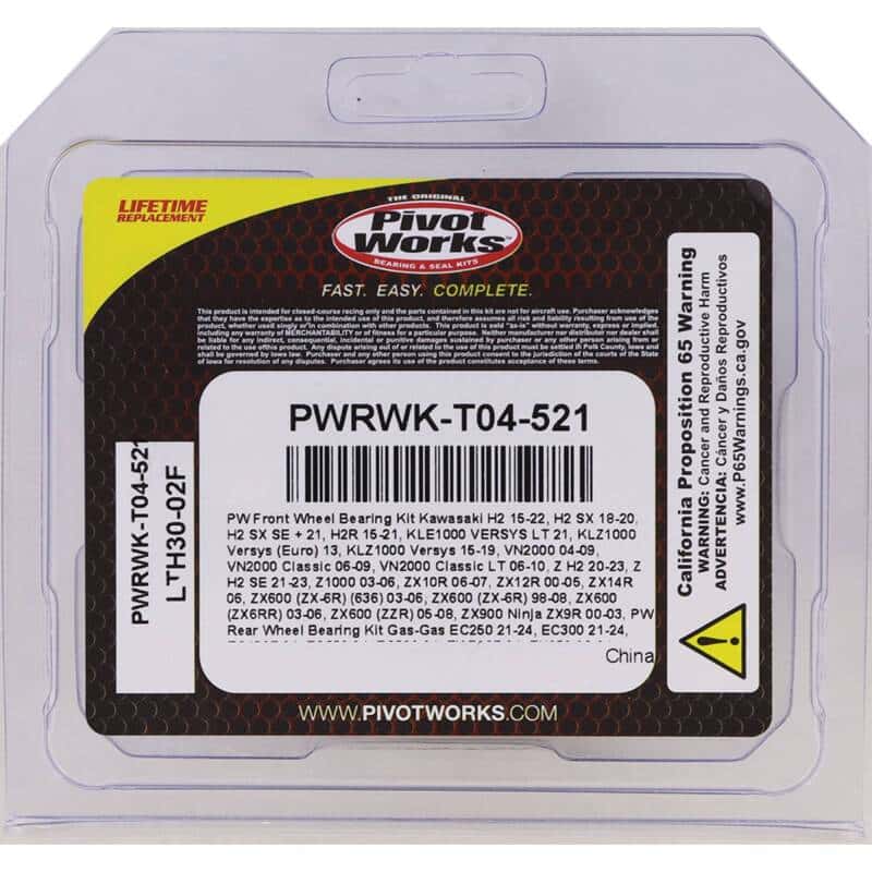 Pivot Works — Pivot Works 09-10 KTM SX 450 ATV - Rear Wheel Bearing Kit - view 3