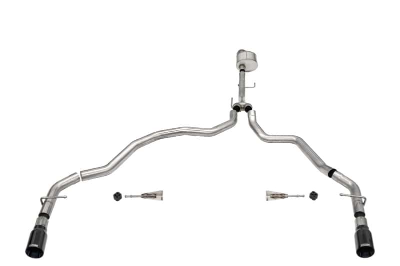 CORSA Performance — Corsa 2021-2025 Ford F-150 Regular Cab/6.5in Bed 5.0L V8 Xtreme Cat-Back Dual Rear Exit-Black PVD
Exhaust - view 2