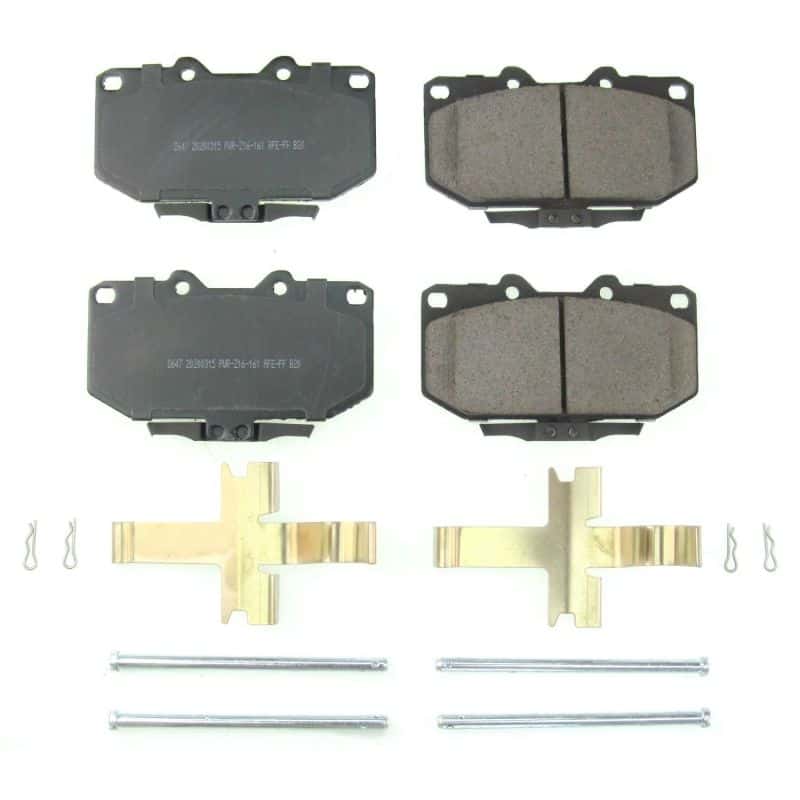 PowerStop — Power Stop 89-96 Nissan 300ZX Front Z17 Evolution Ceramic Brake Pads w/Hardware
Z17 Brake Pads - view 1