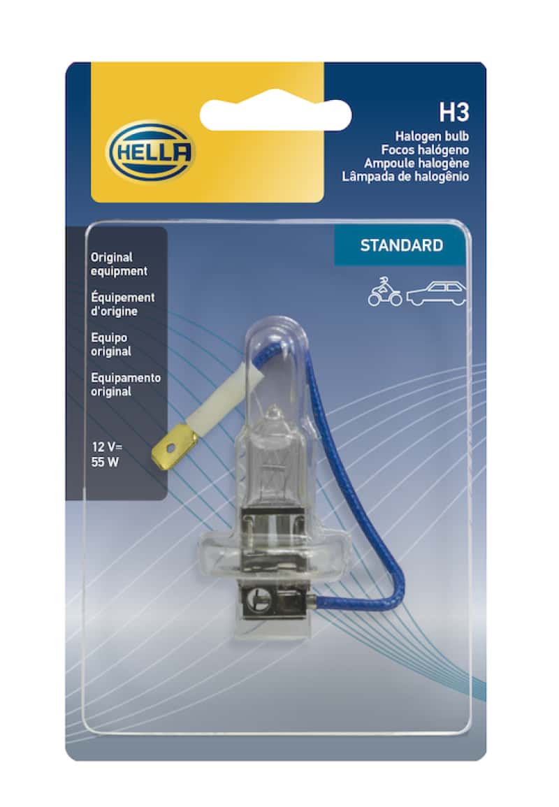 Hella — Hella Bulb H3 12V 55W Pk22S T325 Sb
H3SB Halogen Bulb - view 5