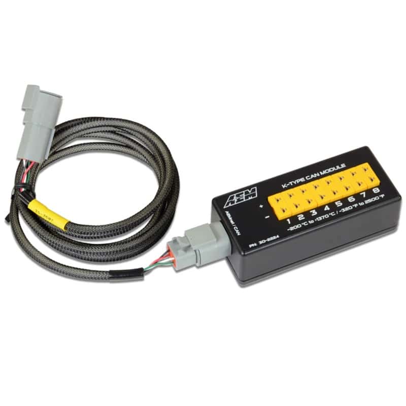 AEM — AEM 8 Channel K-Type Thermocouple EGT CAN Module
8 Channel CAN EGT - view 11