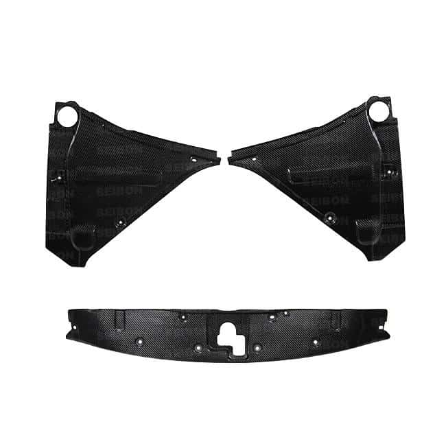 Seibon — Seibon 09-10 Nissan GT-R R35 Carbon Fiber Cooling Plate
COOLING PANEL SET - view 7