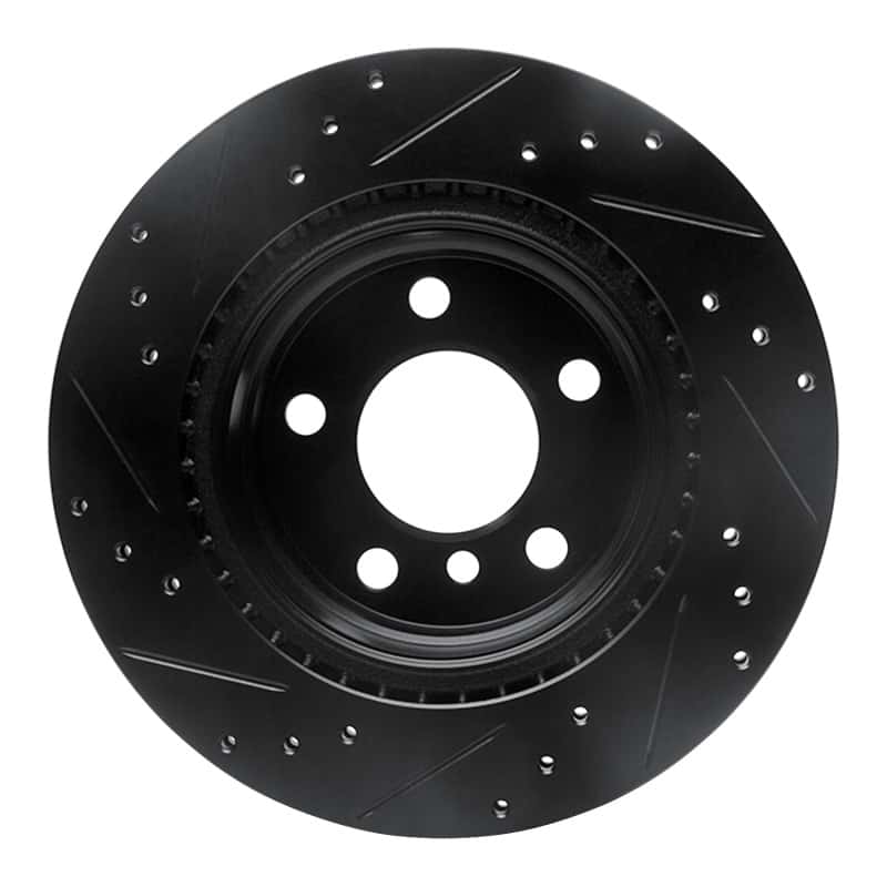R1 Concepts — R1 06-21 BMW 320I (USA/Canada) Rear Right Drilled & Slotted Black Brake Rotor
R1 Brake Rotor Drill - view 5