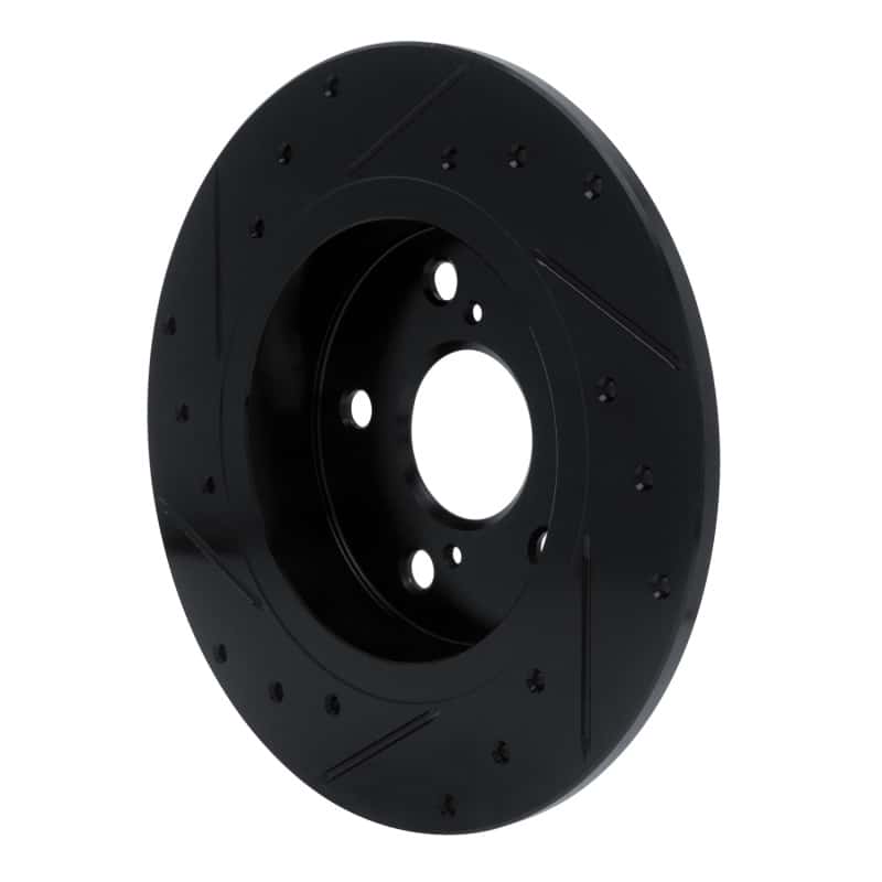 R1 Concepts — R1 11-16 Scion TC Rear Right Drilled & Slotted Black Brake Rotor
R1 Brake Rotor Drill - view 4