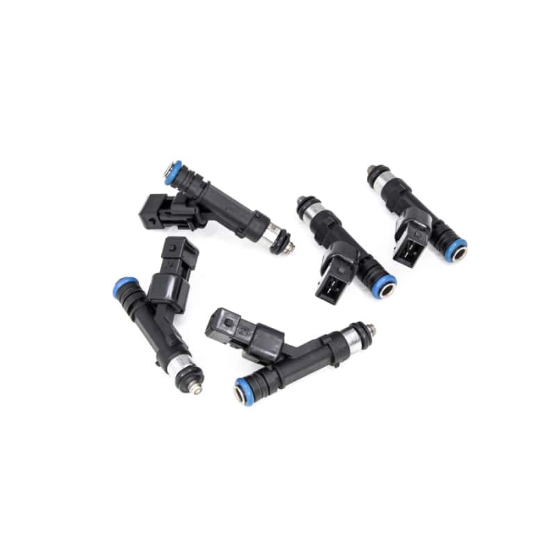 DeatschWerks — DeatschWerks 92-08 Volvo L5 Turbo White Block 440cc Injectors - Set of 5 - view 1