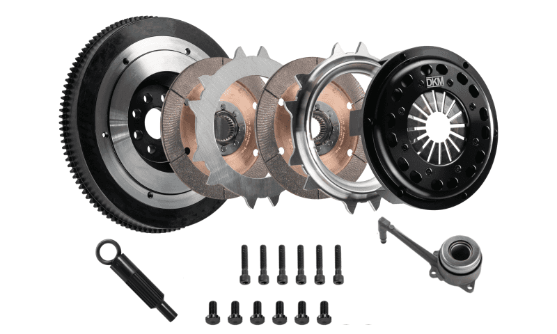 DKM Clutch — DKM Clutch VW Beetle/Golf/Jetta/Passat 2.0L TDI Twin Disc MR Clutch w/Flywheel (650 ft/lbs Torque)
Clutch Kit - view 2