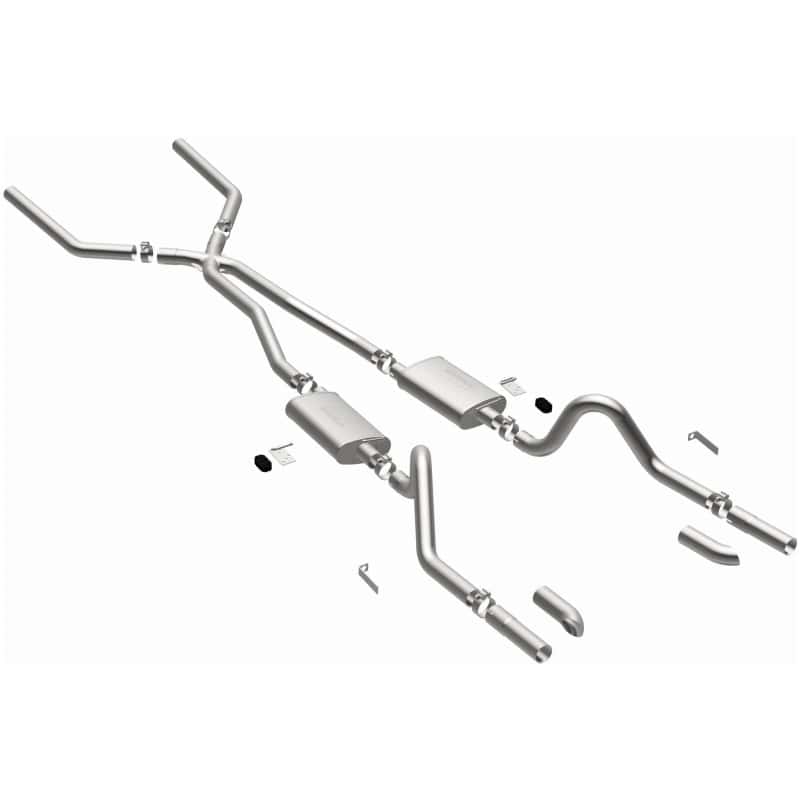 Magnaflow — MagnaFlow SYS C/B 67-70 Mustang 2.50inch w/Tru-X
Crossmember-Back
Cat-Back - view 4