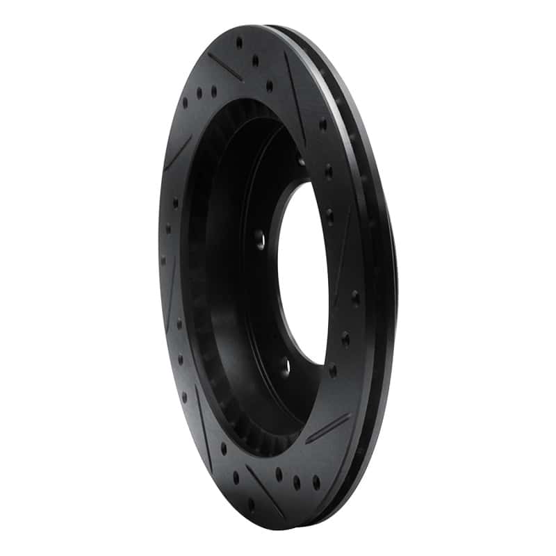 R1 Concepts — R1 91-98 Chevrolet Tracker Front Left Drilled & Slotted Black Brake Rotor
R1 Brake Rotor Drill - view 4