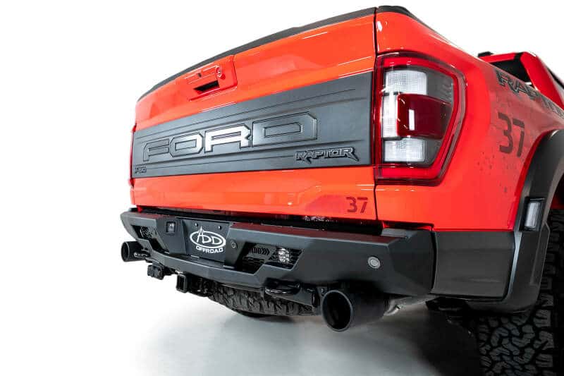 Addictive Desert Designs — Addictive Desert Designs 2022+ Ford Raptor Stealth Fighter R Bumper w/ 2 Cube Lights - Hammer Black
Bumper- Rear
Bumpers - view 19