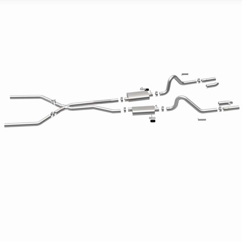 Magnaflow — MagnaFlow SYS C/B 67-70 Mustang 2.50inch w/Tru-X
Crossmember-Back
Cat-Back - view 40