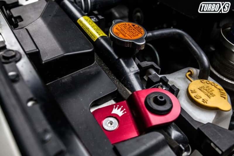 Turbo XS — Turbo XS 15-16 Subaru WRX/STI Billet Aluminum Radiator Stay - Red
Radiator Mount - view 6