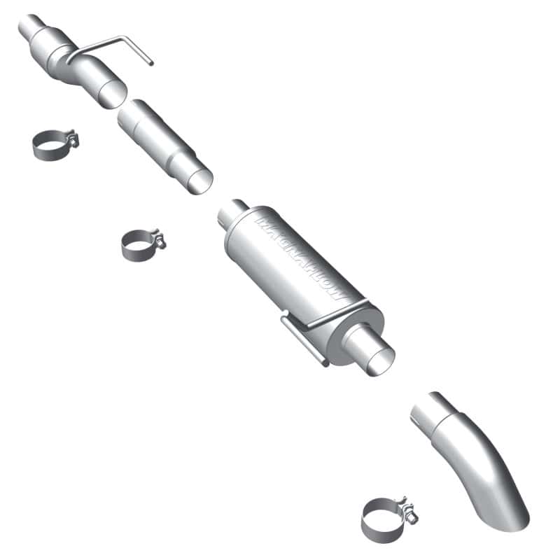 Magnaflow — MagnaFlow 11 Ford F-150 3.5L Turbocharged SS Catback Exhaust w/ 3in SS Turn Down Tip
Cat-Back - view 1