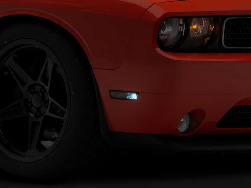Raxiom — Raxiom 08-14 Dodge Challenger Axial Series Side Marker Lamps- Smoked
Lights - view 1