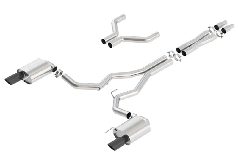 Borla — Borla 15-17 Ford Mustang GT 5.0L V8 S-Type Catback Exhaust
Cat-Back System - view 2