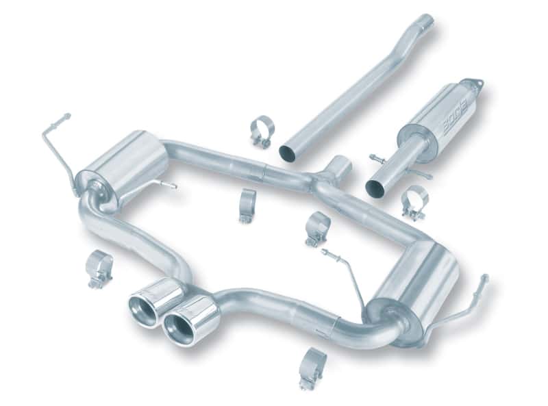 Borla — Borla 04-06 Mini Cooper S (Incl. Convertible) Aggressive Cat-back
Cat-Back System
ExhstSysKt - view 1