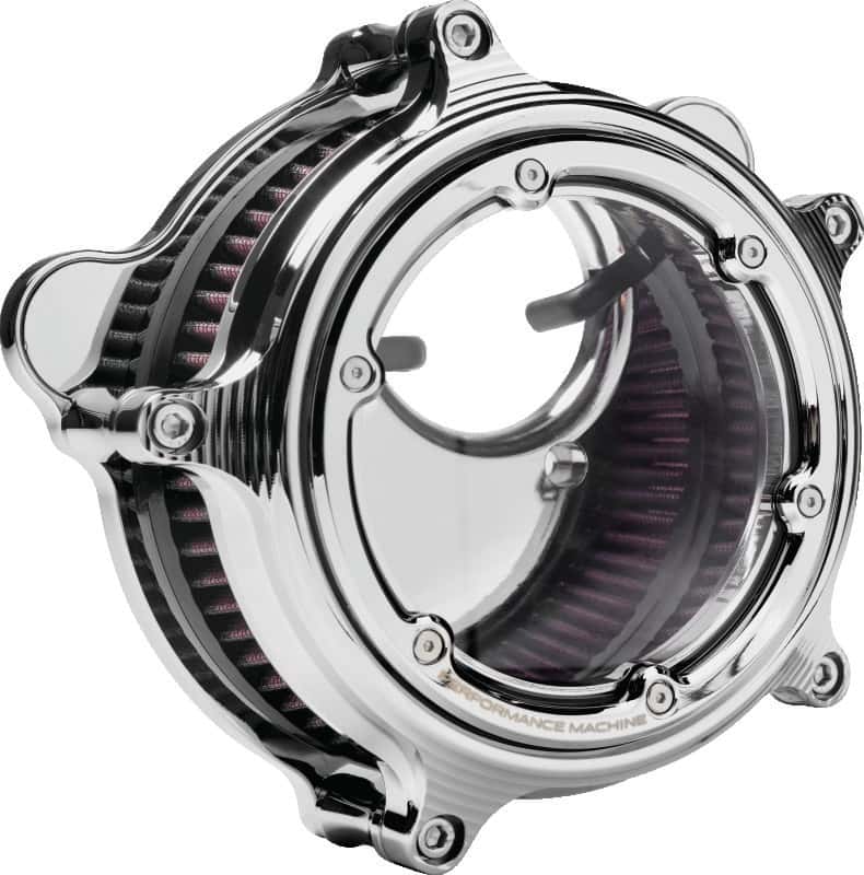 Performance Machine — Performance Machine Vision Air Cleaner W/Bezel - Chrome - view 2