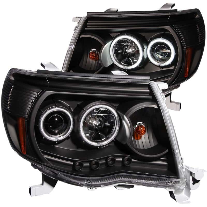 ANZO — ANZO 2005-2011 Toyota Tacoma Projector Headlights w/ Halo Black
Head Light Set
HdLtSet - view 3