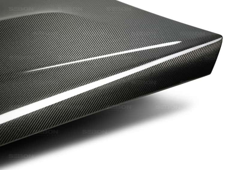 Seibon — Seibon 12-14 Mercedes Benz C63 GT-Style Carbon Fiber Hood - view 6