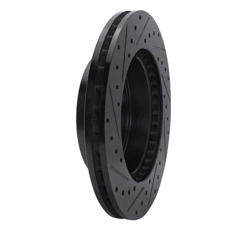 R1 Concepts — R1 94-96 Ford F-150 4WD Front Right Drilled & Slotted Black Brake Rotor
R1 Brake Rotor Drill - view 4