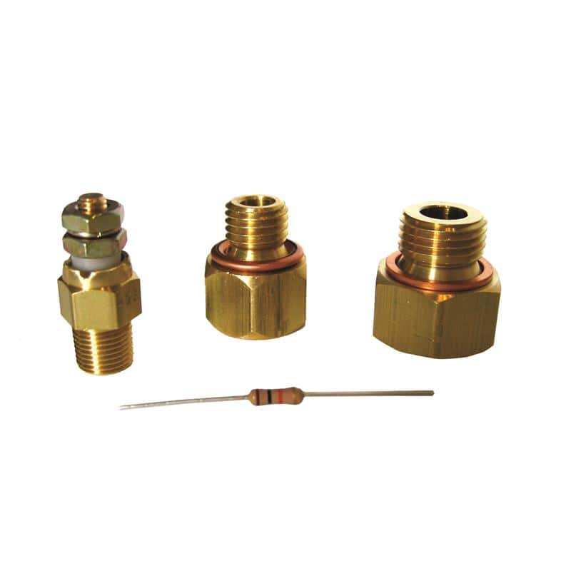 AutoMeter — Autometer Gauge Install Kit for LS Engines (Includes Fittings/Short Temp Sensor/Manual) - view 2