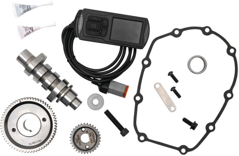 S&S Cycle — S&S Cycle 17-19 M8 Touring Models 475 Gear Drive Camshaft & Dynojet PV-3 Kit - view 1