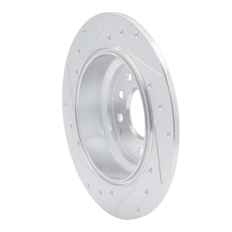 R1 Concepts — R1 91-99 Acura Legend Rear Right Drilled & Slotted Silver Brake Rotor
R1 Brake Rotor Drill - view 4