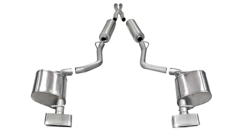 CORSA Performance — Corsa 2011-2014 Dodge Challenger R/T 5.7L V8 Polished Xtreme Cat-Back Exhaust
Exhaust - view 2
