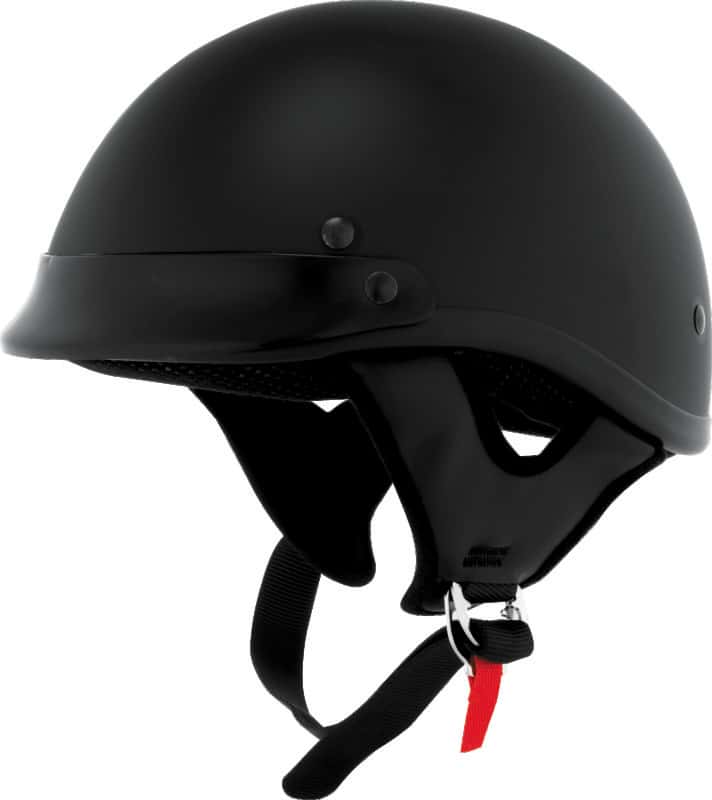 Bikers Choice — Skid Lids Traditional Helmet Flat Black - XL - view 3