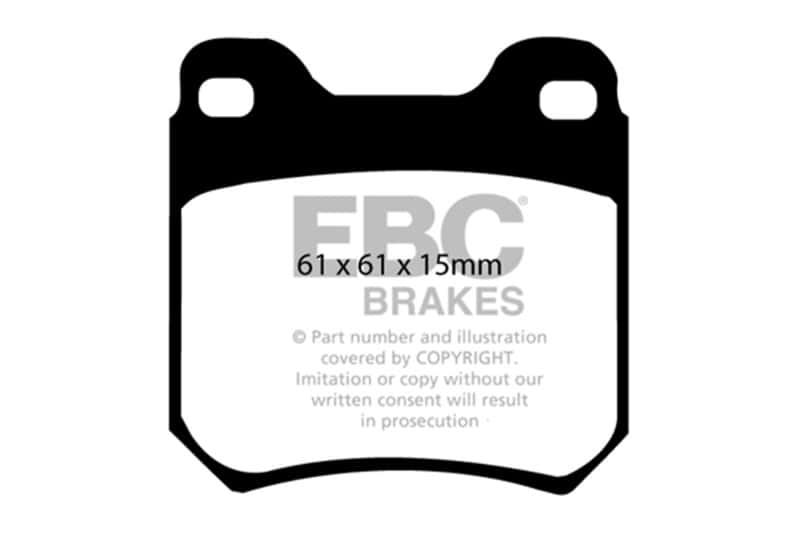 EBC — EBC 2000 Saturn LS2 3.0L Bluestuff Rear Brake Pads
Disc Brake Pad - view 4