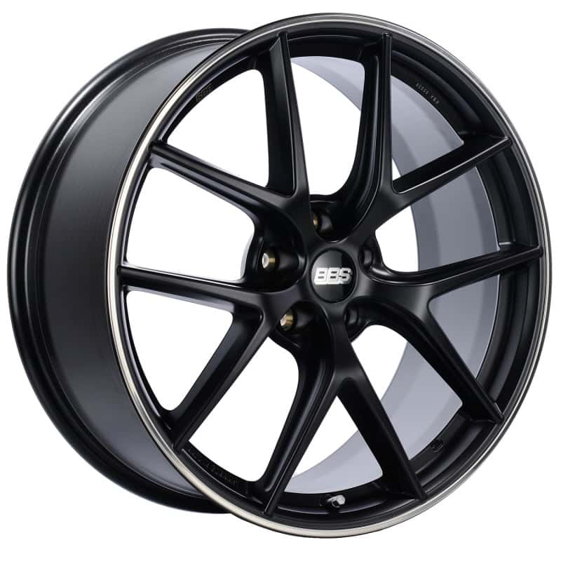 BBS — BBS CI-R 19x9 5x120 ET44 Satin Black Rim Protector Wheel -82mm PFS/Clip Required - view 6